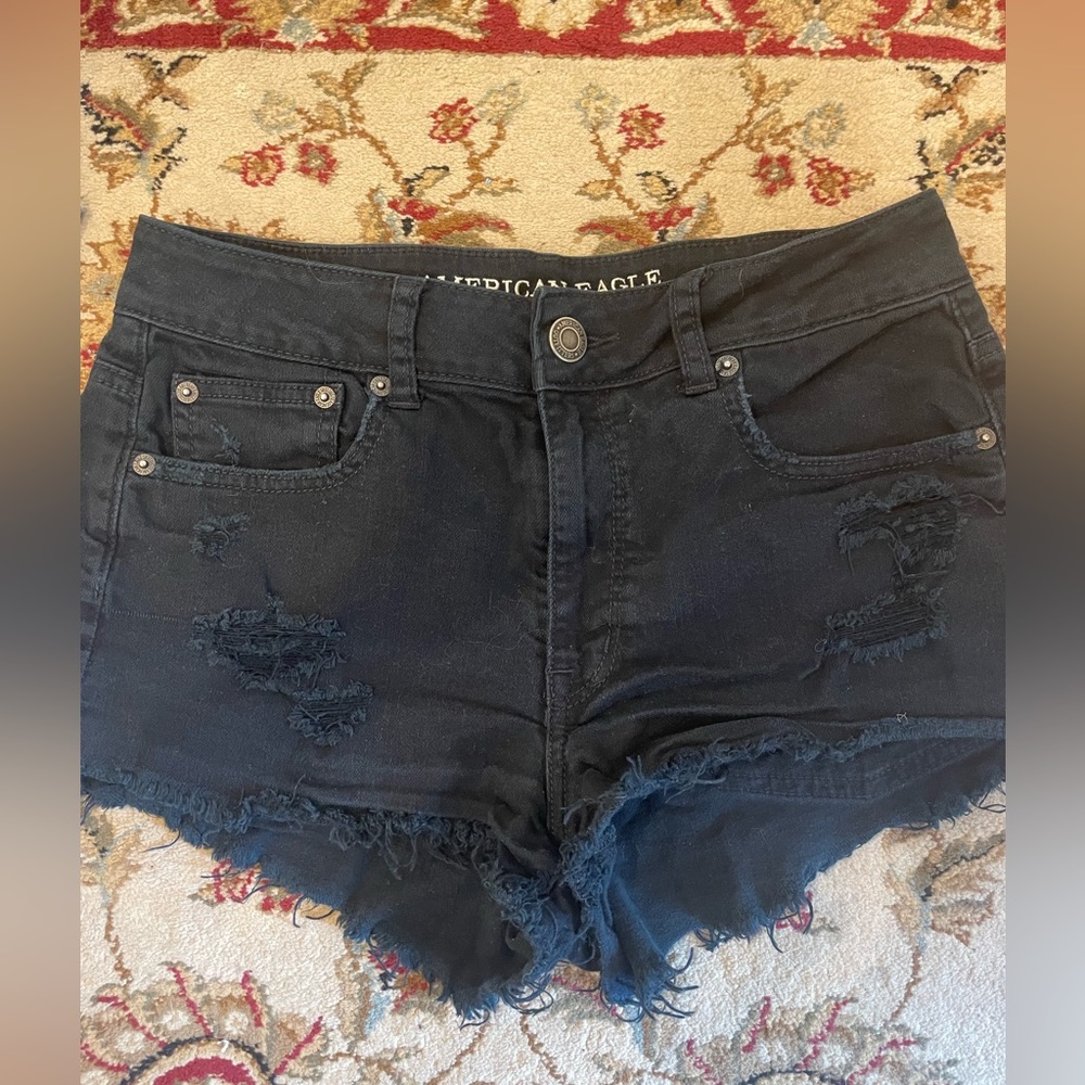 Black American eagle denim